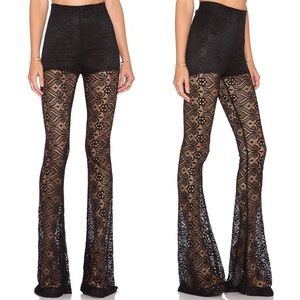 Show Me Your Mumu- Black Lace Bam Bam Bells- XL